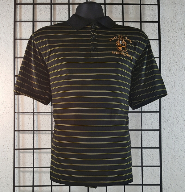 Alpha-Phi-Alpha-Stripe-Polo